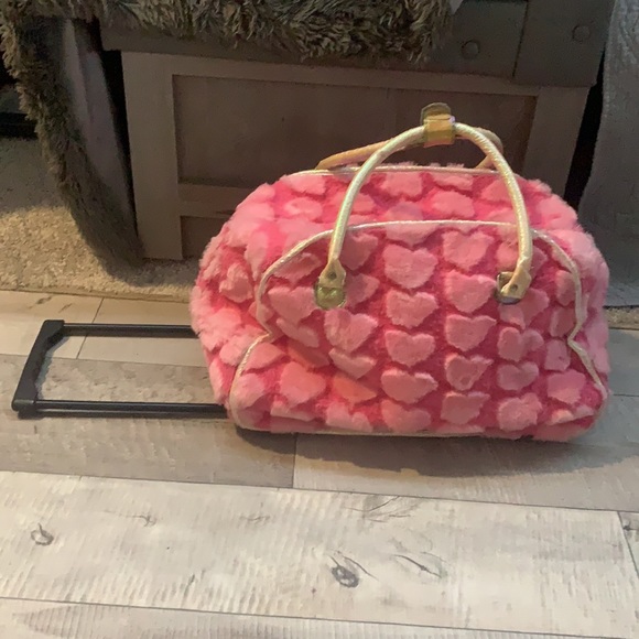 Justice Bags Rare Justice Rolling Luggage Poshmark